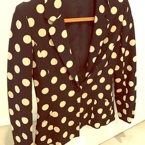 Vintage Polkadot Blazer